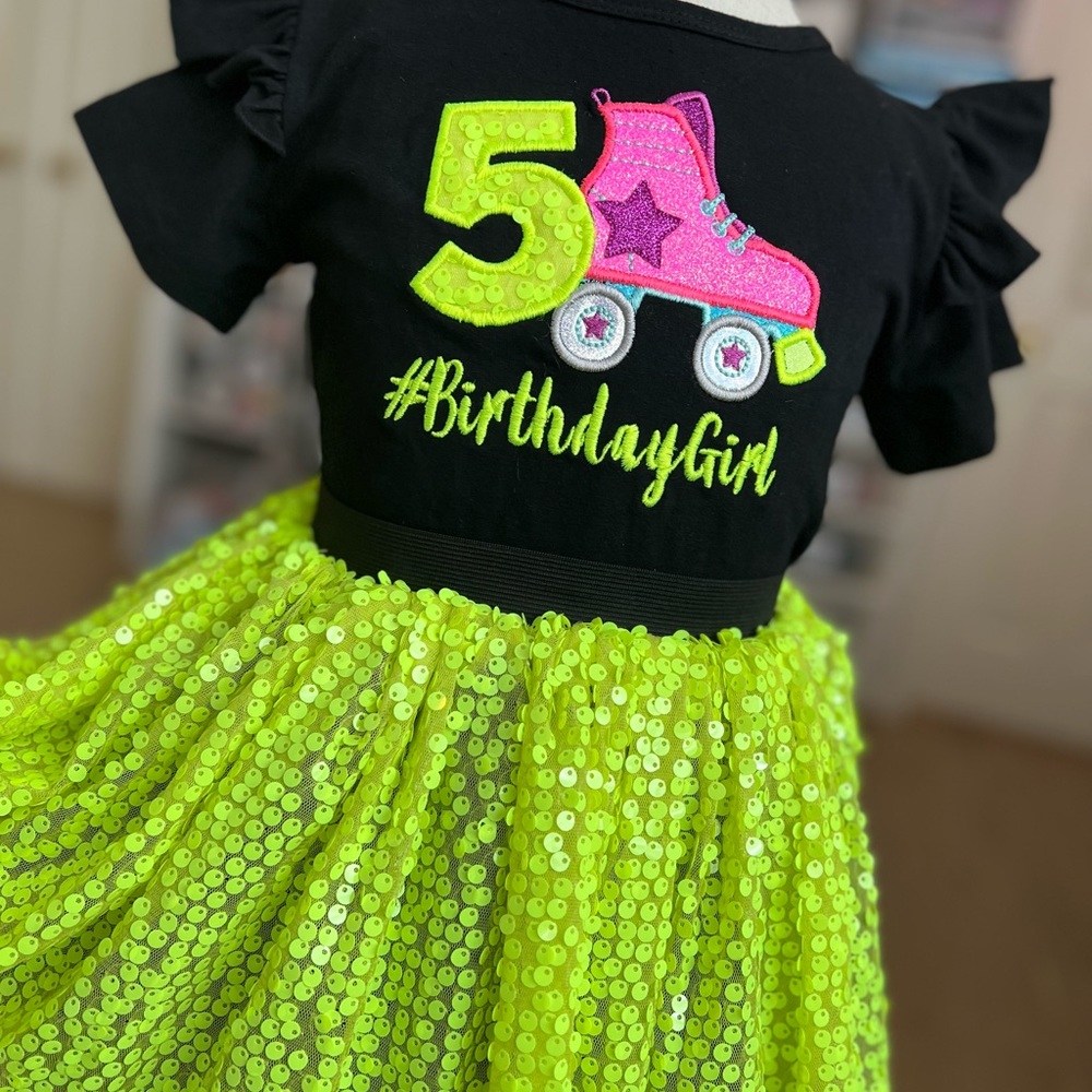 handmade Roller Skating Theme Birthday Set